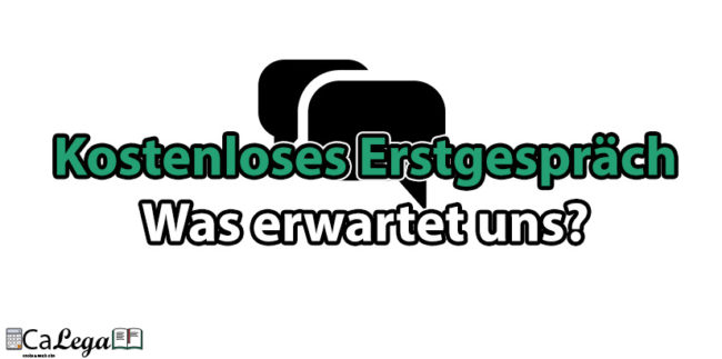 Kostenloses Erstgespräch bei CaLega